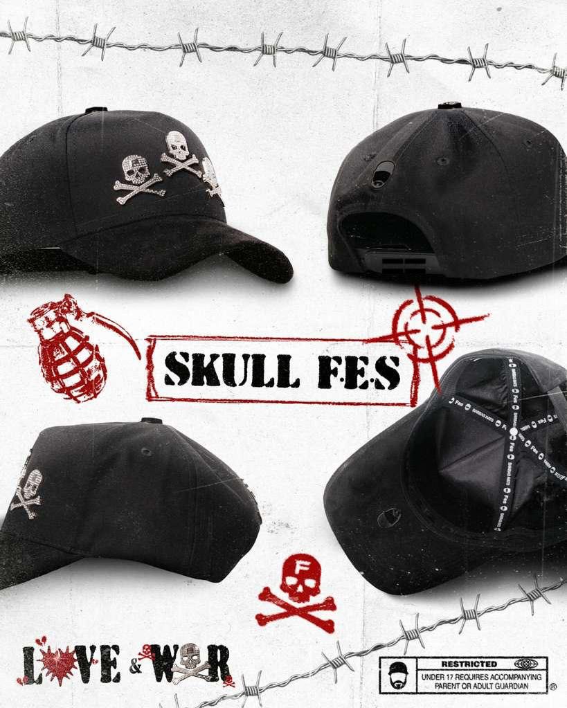 BARBAS HATS “SKULL F.E.S”