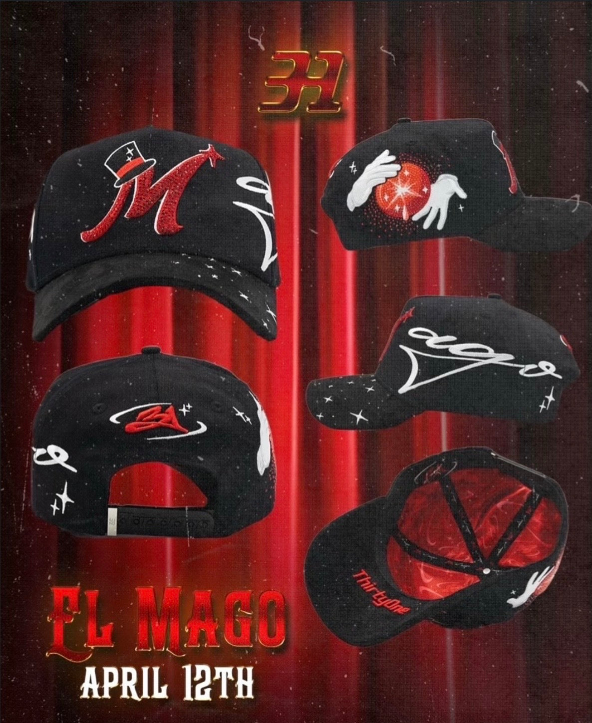 31 HATS “EL MAGO”
